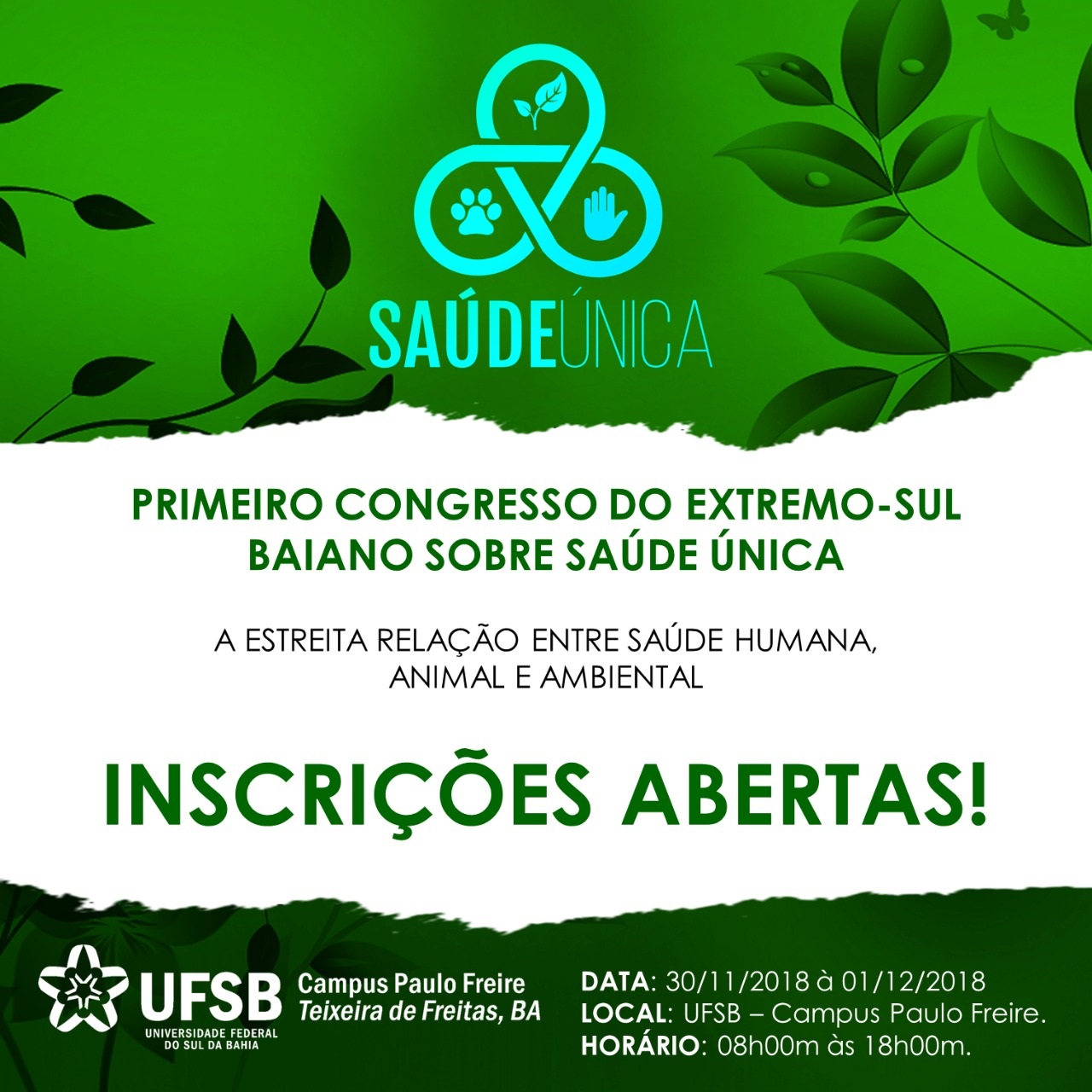 Primeiro Congresso do Extremo Sul Baiano sobre Saúde Única