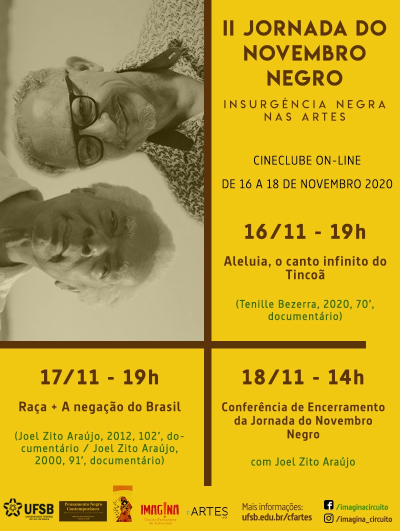 CINECLUBE NOVEMBRO NEGRO cartaz