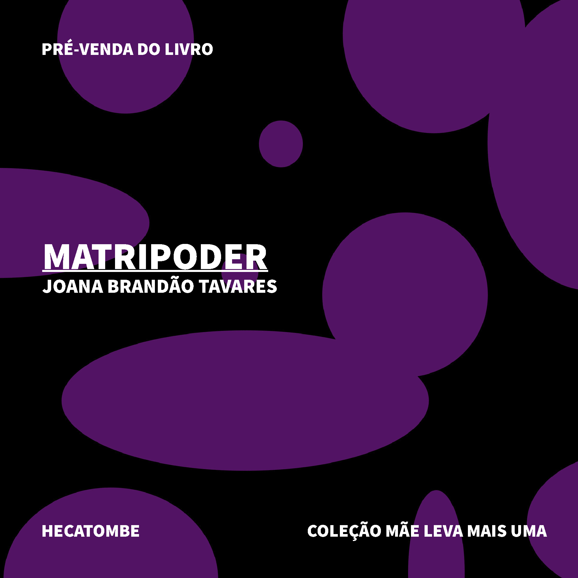 Clique aqui para acessar a página do livro na editora Benfeitoria Joana Brandão Tavares Matripoder 2