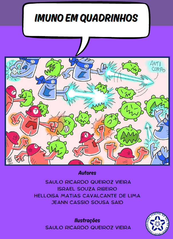 e book Imuno em Quadrinhos